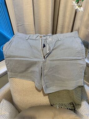 Ralph Lauren Light Blue Cotton Bermuda Shorts